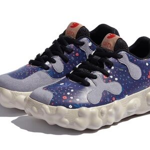 Women’s UIN Figueras | Art Travel Athletic Shoes Blue & Black Cosmic Design